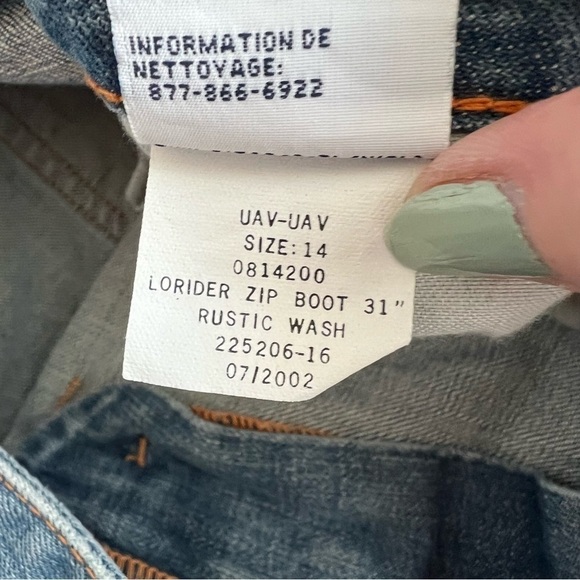 Tommy Hilfiger Low Rise Bootcut Jeans 14 - Picture 6 of 7